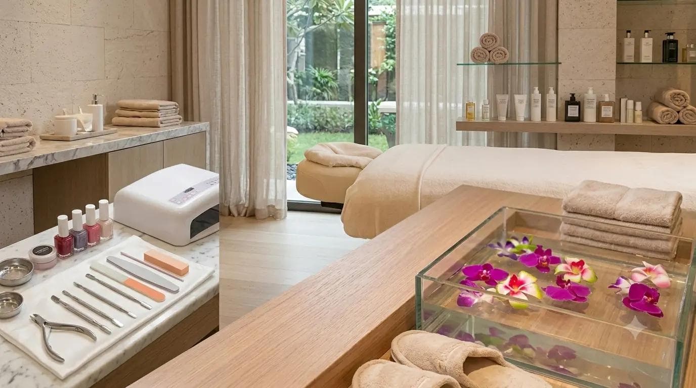 Entspannende Behandlung bei Jing Beauty Care