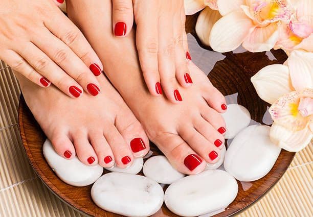 Mani und Pedi Gellack